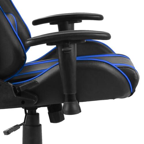 Drejelig gamingstol PVC blå