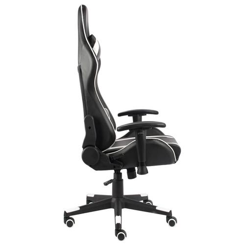 Drejelig gamingstol PVC hvid