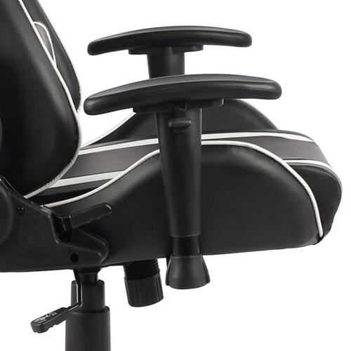 Drejelig gamingstol PVC hvid