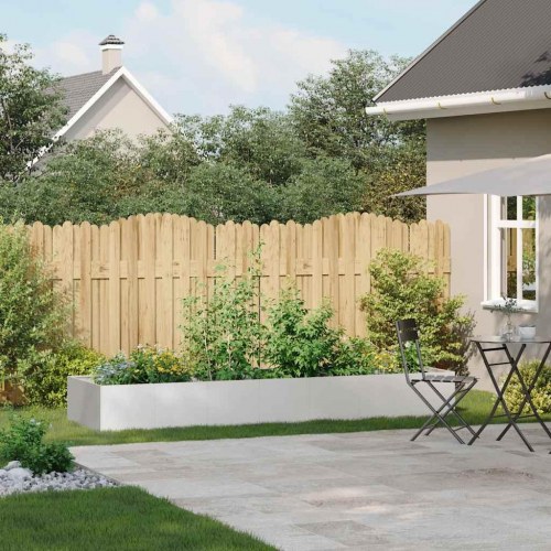 Plantekasse i rustfrit stål 280 × 80 × 40 cm - højbed til have og terrasse