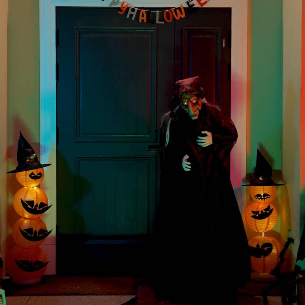 Halloween Talende Heks Lilla 125 x 216 cm Polyester