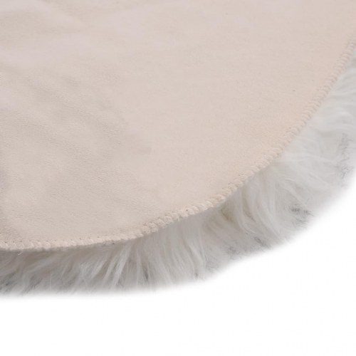 Tæppe i kunstigt fåreskind 60 × 90 cm - melange-grå