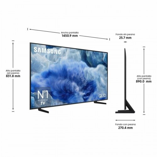 Smart TV Samsung 65" QLED 4K Ultra HD HDR (TQ65Q8FAAUXXC)