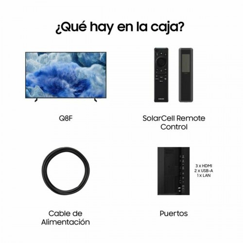 Smart TV Samsung 65" QLED 4K Ultra HD HDR (TQ65Q8FAAUXXC)