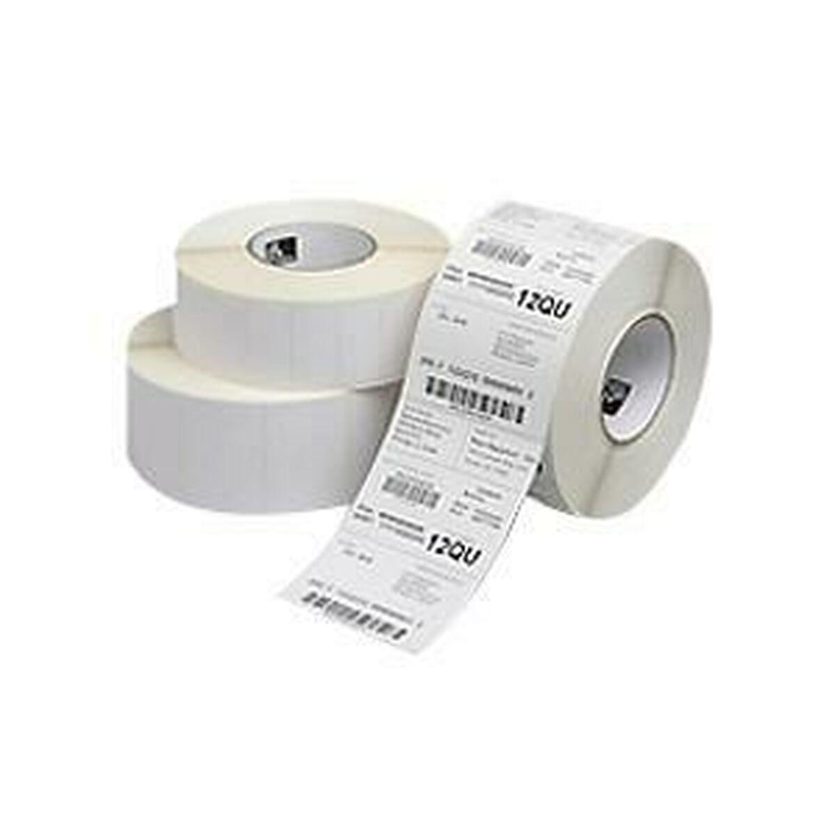 Etiketter til labelprinter Zebra Ultimate 3000T - hvid Ø 25 mm, 12 ruller billede