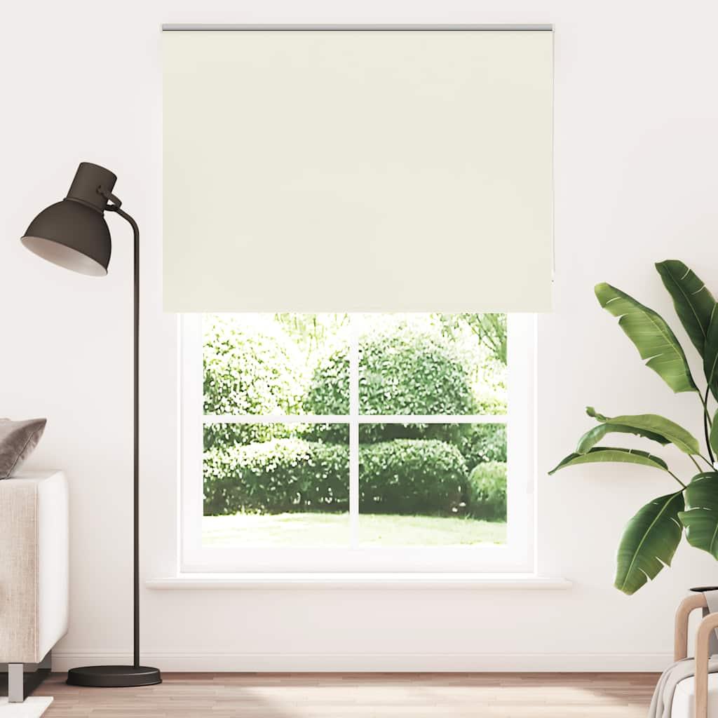 Mørklægningsrullegardin 165×230 cm - stofbredde 161,6 cm, råhvid, polyester billede
