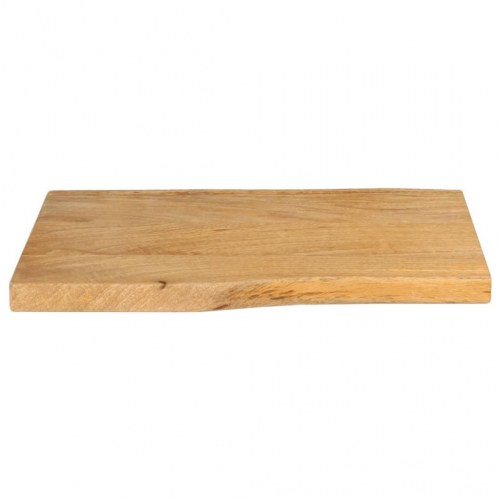 Bordplade 70x40x3,8 cm naturlig kant massivt mangotræ