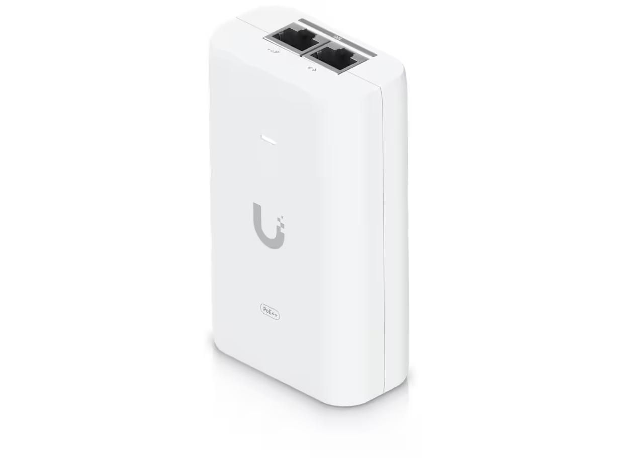 PoE++ strøminjektor Ubiquiti - ekstern, hvid, 60 W, 802.3bt
