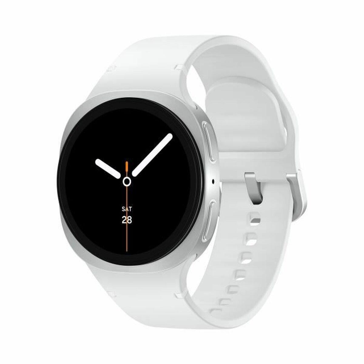 Samsung Galaxy Watch8 40 mm - sølvfarvet smartwatch 1,34" billede