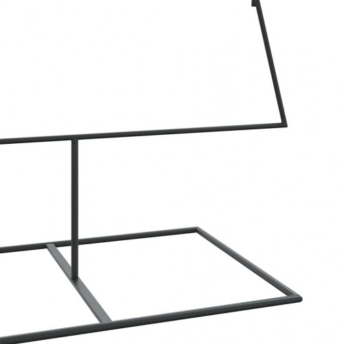 Dekorationstræ i metal 210 cm - sort