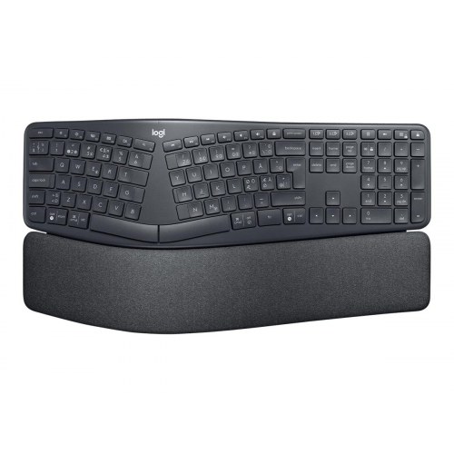 Tastatur ergonomisk - Logitech ERGO K860 trådløs Pan Nordic