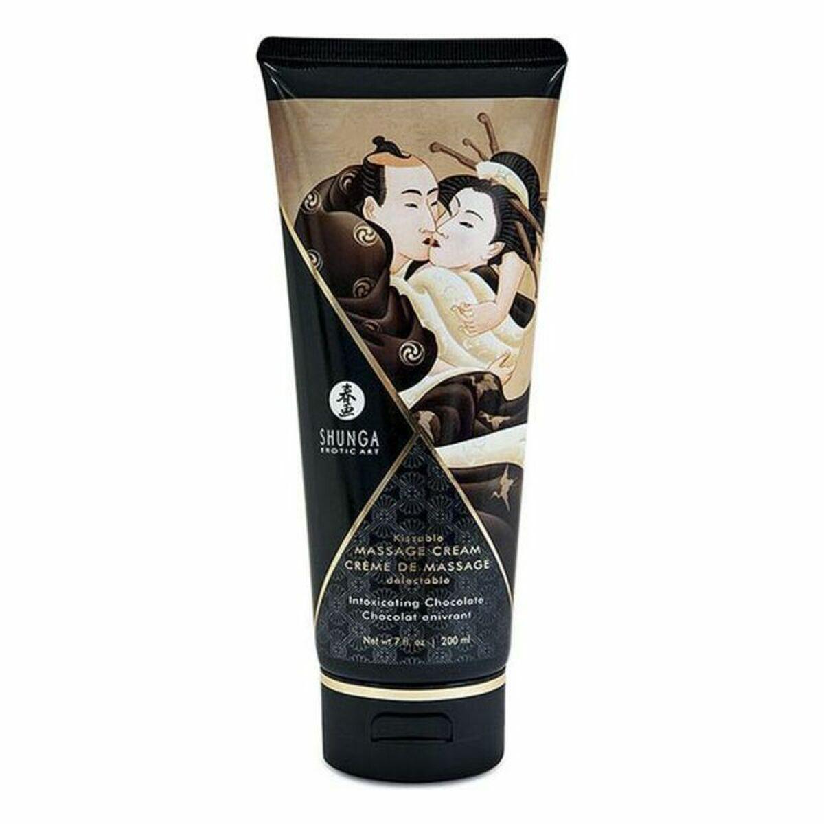 Shunga massagecreme - chokolade, 200 ml (SH4109) billede
