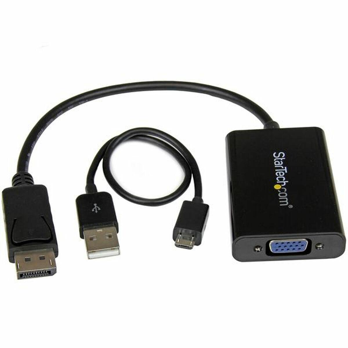 DisplayPort til SVGA-adapter Startech DP2VGAA              Sort billede