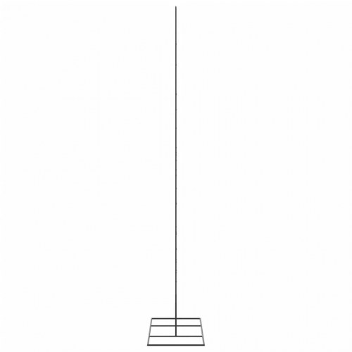 Dekorationstræ i metal 210 cm - sort