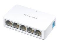 Netværksswitch Mercusys MS105 - 5-ports Fast Ethernet billede