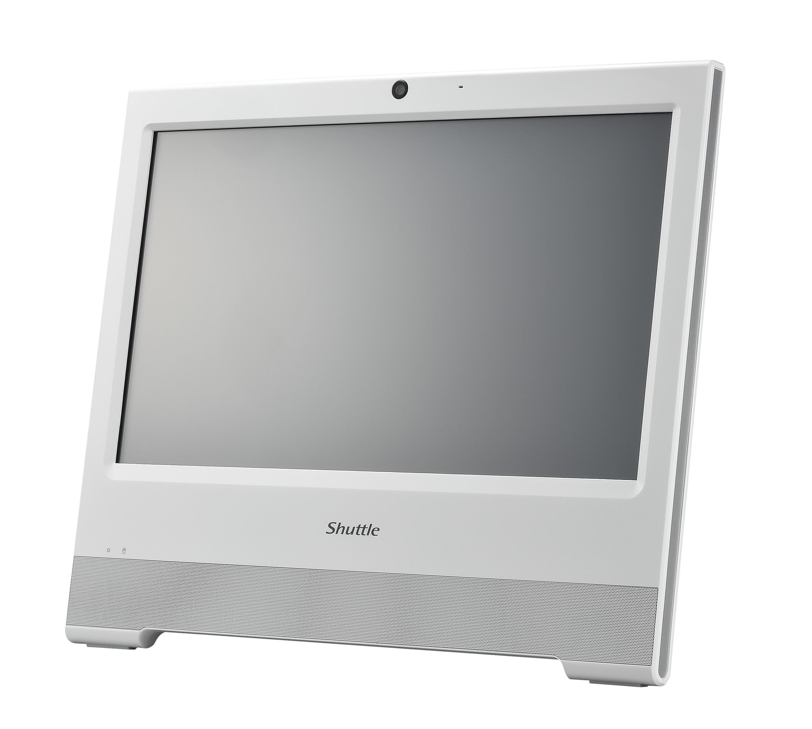 Alt-i-én pc Shuttle XPC X50V9 15,6" touch - Celeron 7305 - hvid (barebone, uden OS) billede