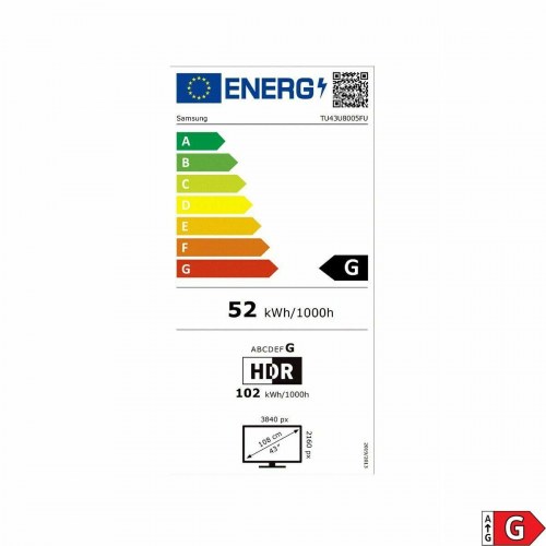 4K TV Samsung TU43U8005 43" Crystal UHD (2024)