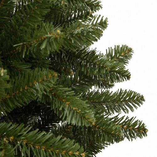 Kunstigt hængslet juletræ 300 cm med 300 LED - grøn