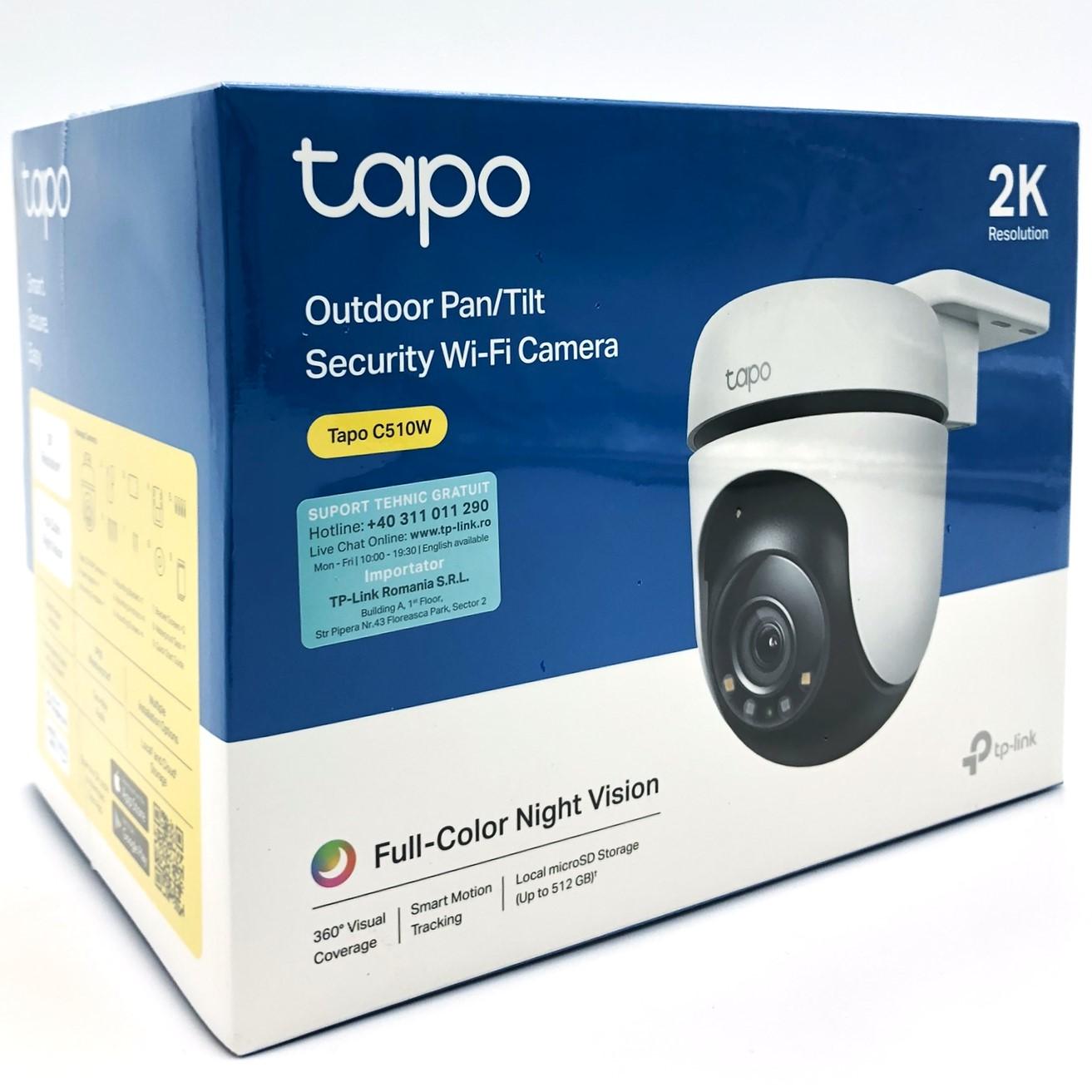 Overvågningskamera udendørs TP-Link Tapo C510W 2K (3 MP) pan/tilt Wi‑Fi