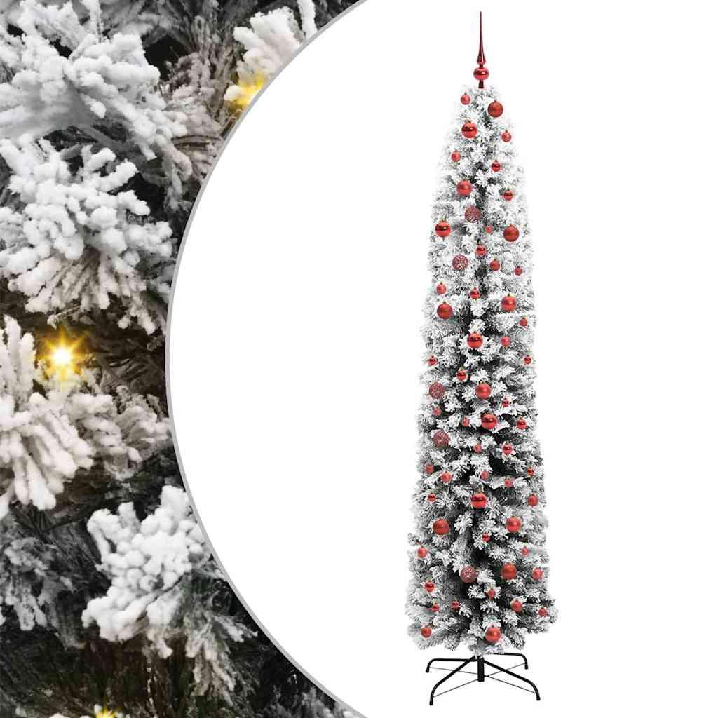 Kunstigt juletræ med stativ Grøn 210 cm PVC og Stål og Plastik billede