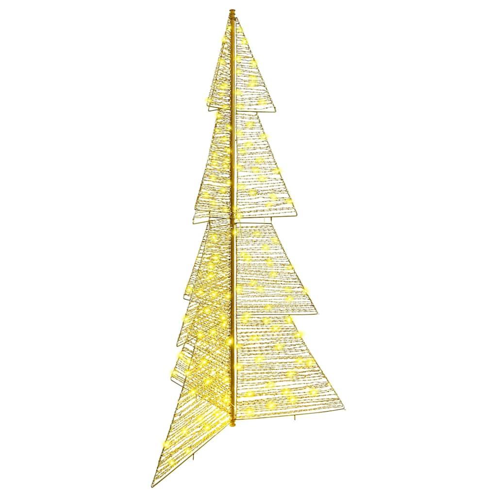 Juletræ med 240 LED'er Varm hvid 180 cm PET billede