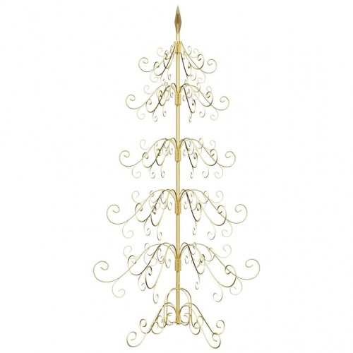 Metal juletræ i guld 150 cm