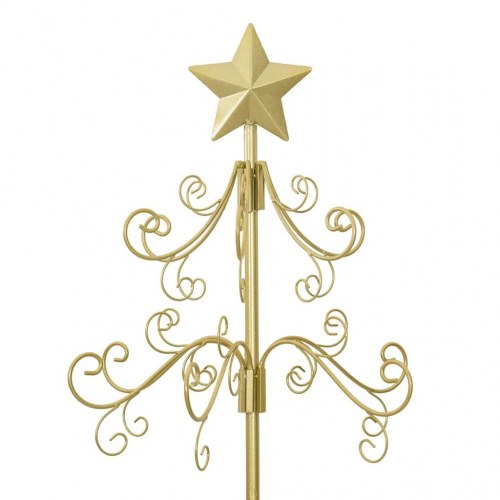 Metal juletræ i guld 150 cm