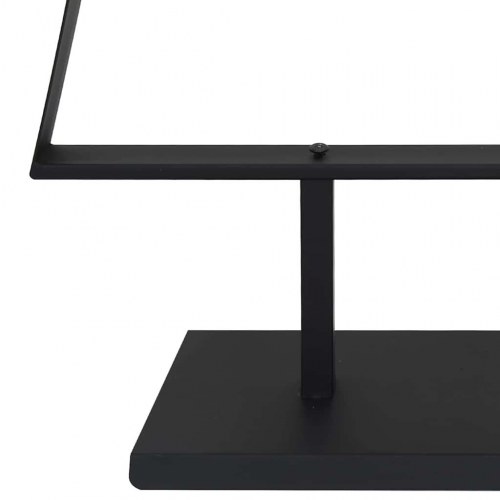 Metaljuletræ med stativ - sort, 210 cm