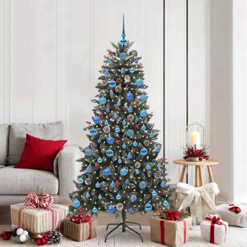 Kunstigt juletræ Grøn 99 x 99 x 180 cm PVC og plastik og stål