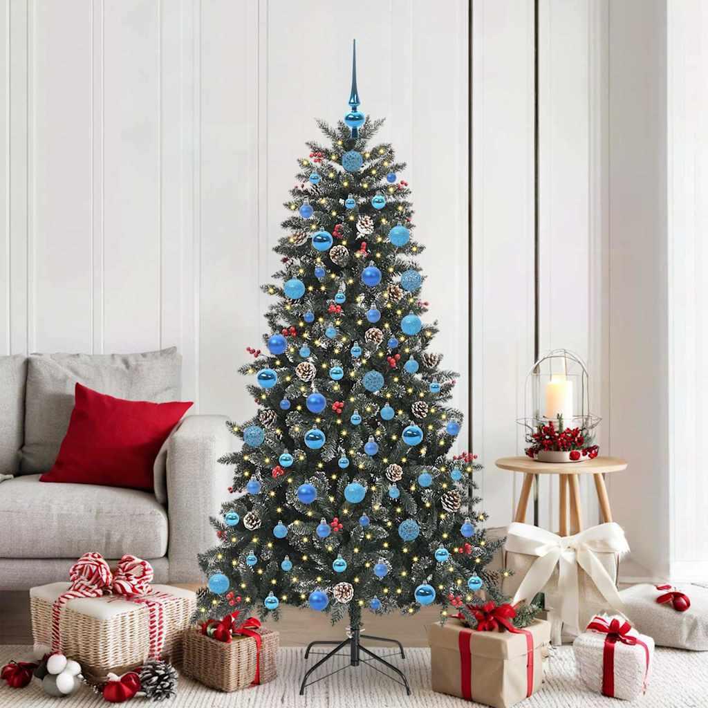 Kunstigt juletræ Grøn 99 x 99 x 180 cm PVC og plastik og stål