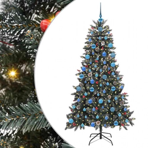 Kunstigt juletræ Grøn 99 x 99 x 180 cm PVC og plastik og stål