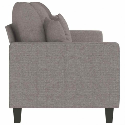 3-personers sofa i stof - 180 cm, gråbrun