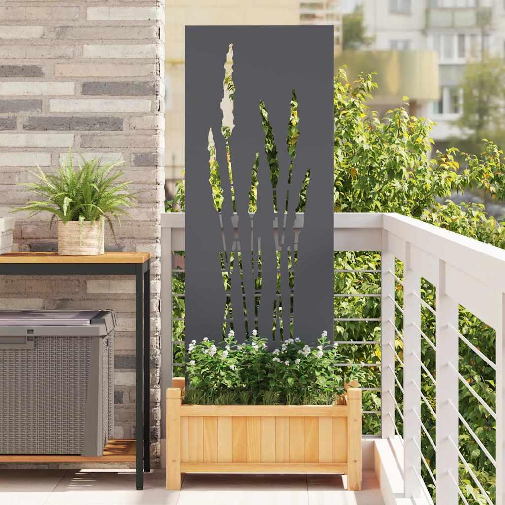 Have privatliv skærm Antracit 50 x 140 cm Koldvalset stål billede