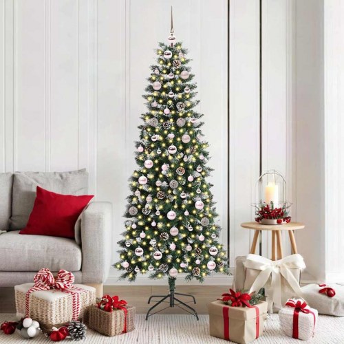 Kunstigt juletræ Grøn 76 x 76 x 180 cm PVC og plastik og stål