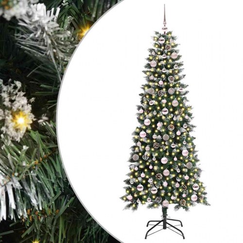 Kunstigt juletræ Grøn 76 x 76 x 180 cm PVC og plastik og stål