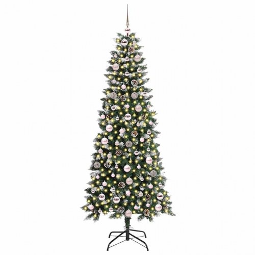 Kunstigt juletræ Grøn 76 x 76 x 180 cm PVC og plastik og stål