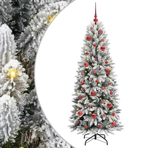 Kunstigt juletræ 150 cm - hvid