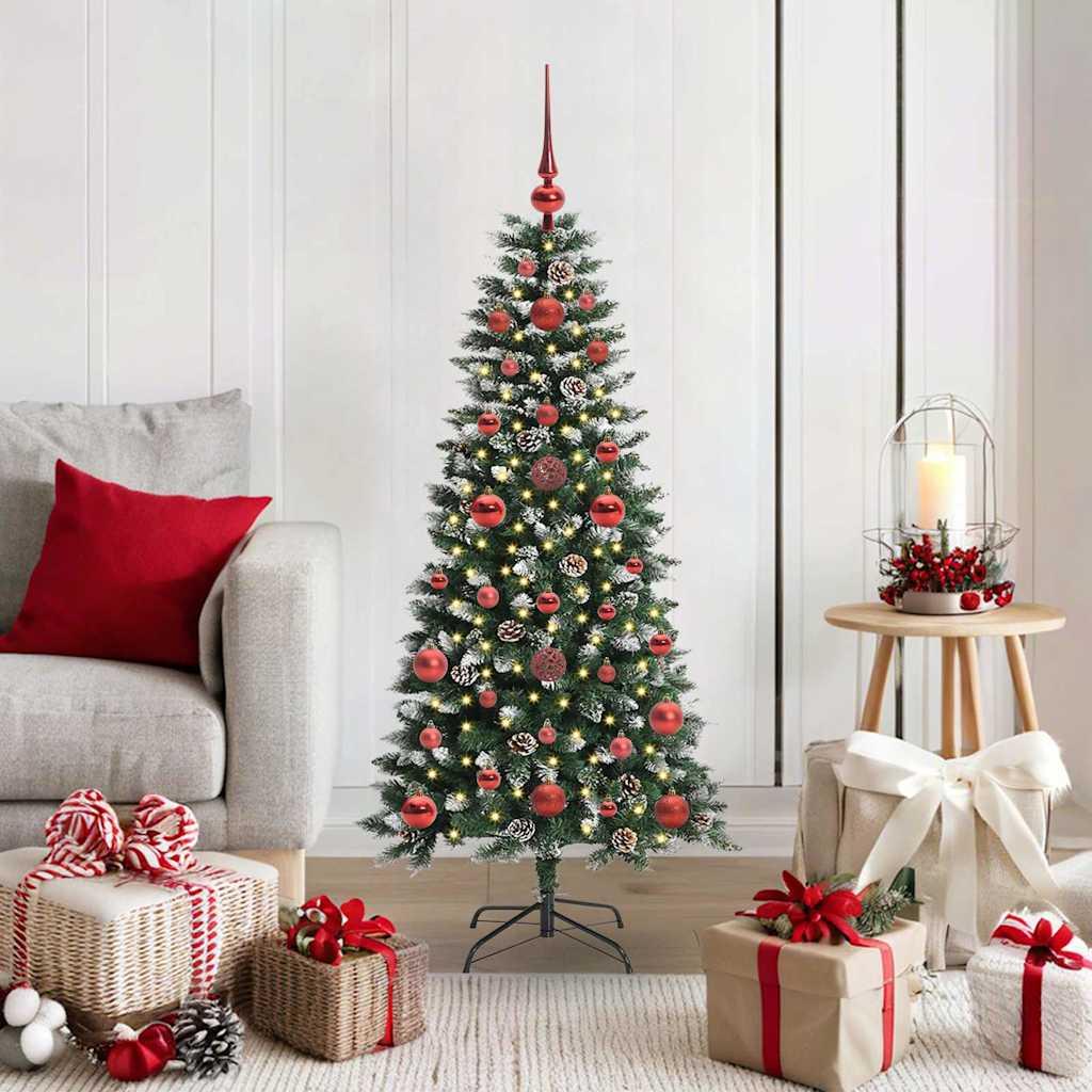 Kunstigt juletræ Grøn 50 x 50 x 120 cm PVC og plastik og stål billede