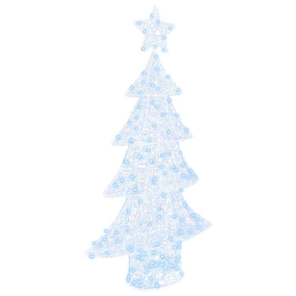 Juletræ med 160 LED'er Kold hvid 150 cm Akryl billede
