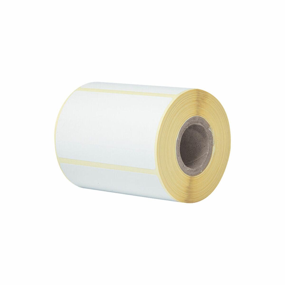 Etiketter til labelprinter Brother 76 × 44 mm - hvid billede