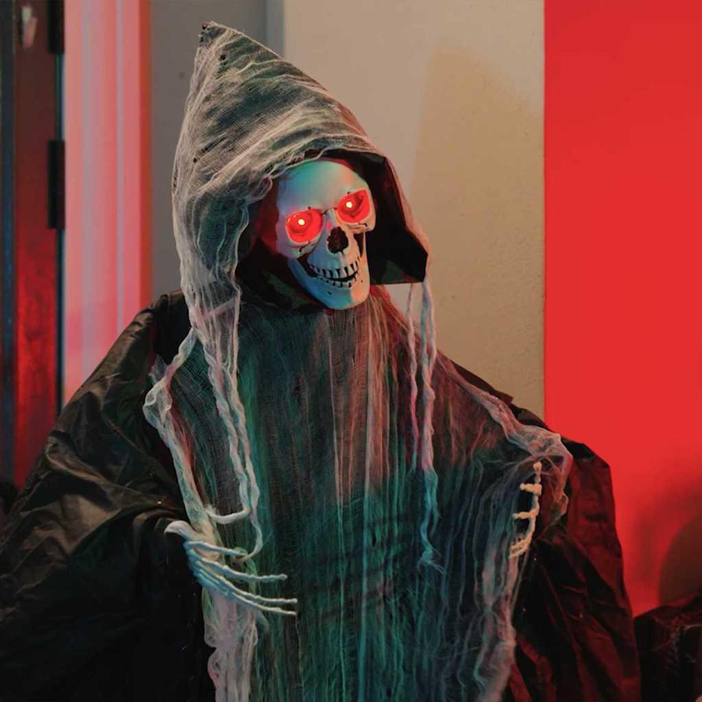 Halloween Grim Reaper Sort 60 x 60 x 155 cm Polyester billede