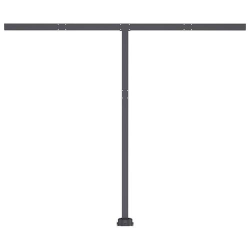 Fritstående markise 350x250 cm manuel betjening cremefarvet