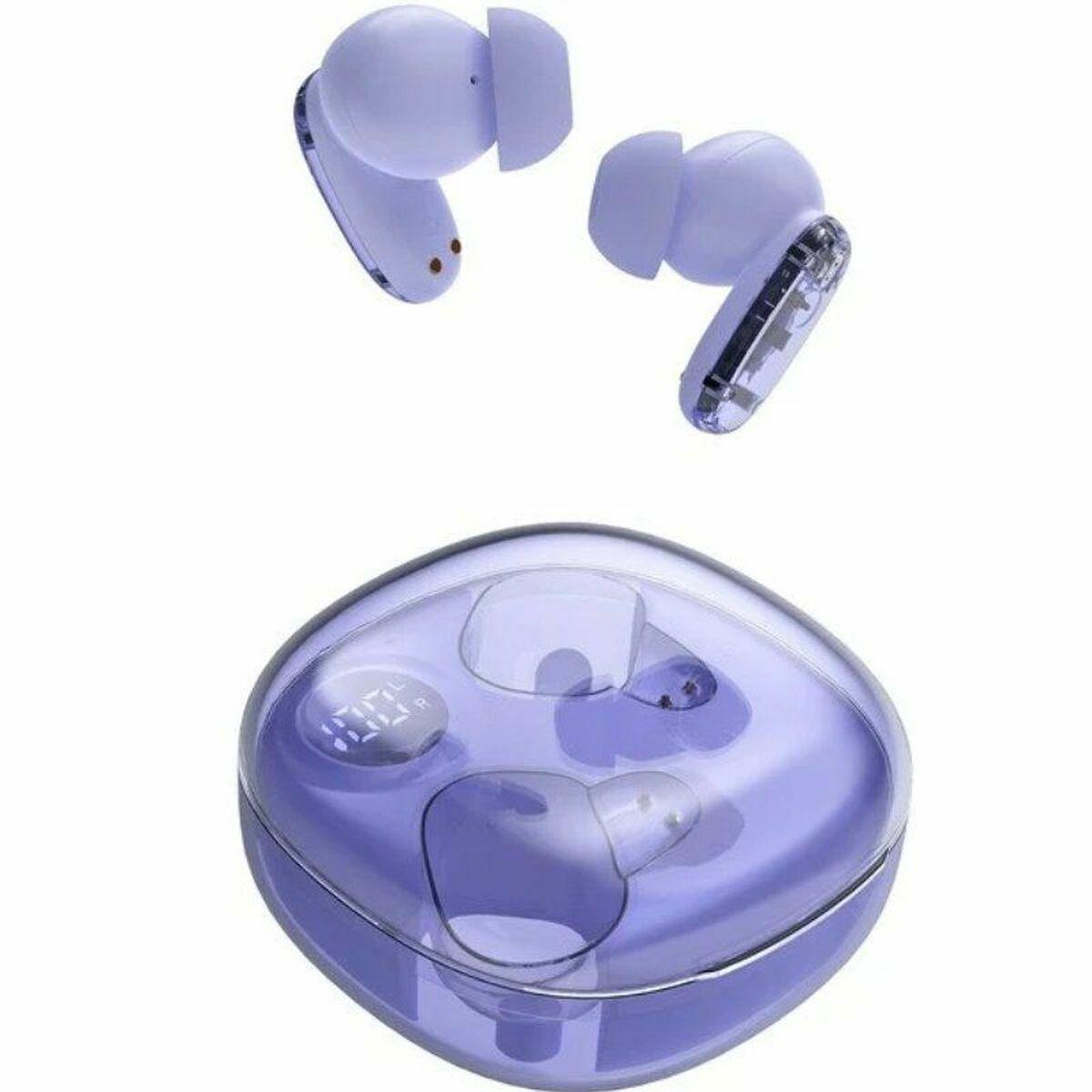 Mars Gaming MHIB2PP trådløse in-ear høretelefoner med opladeetui - Lilla billede
