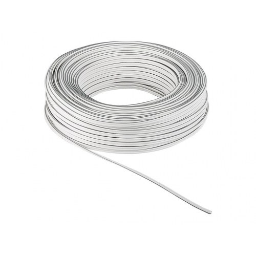 Højttalerkabel Goobay LSK 2x2,5 mm² – hvid, 10 m