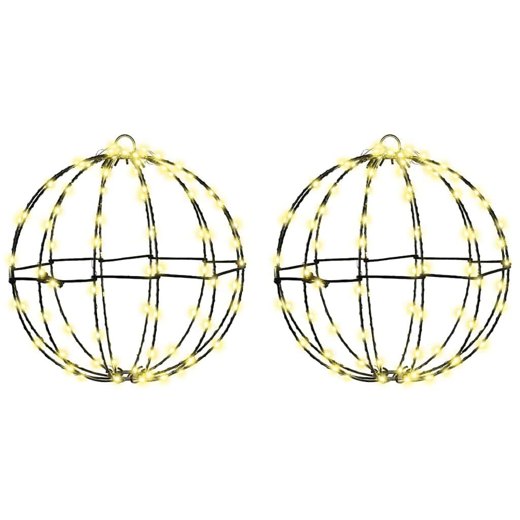 Bold med 192 LED'er 2 stk Varm hvid 30 cm Metal billede