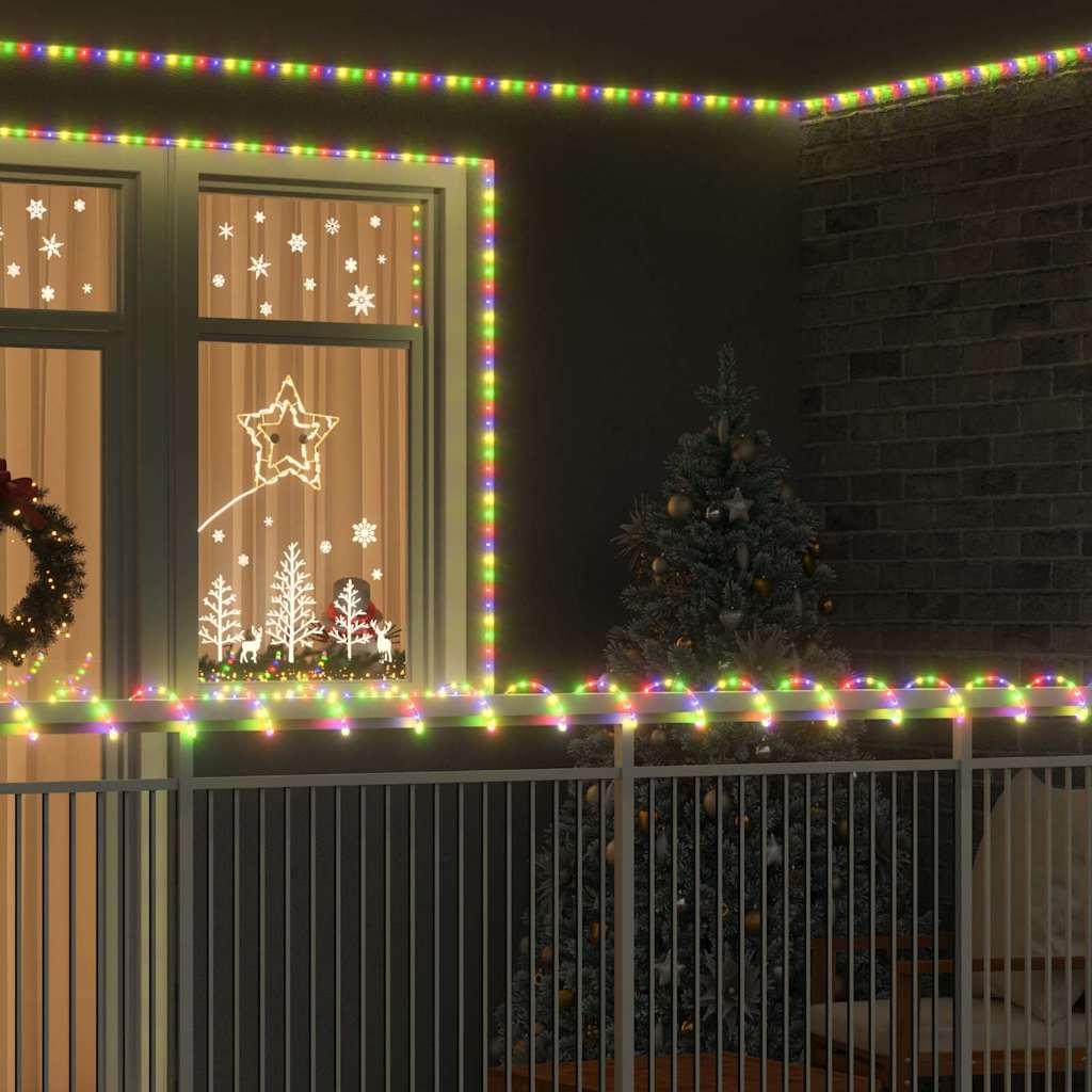 Sejllys med 1200 LED'er Flerfarvet 50 m PVC billede