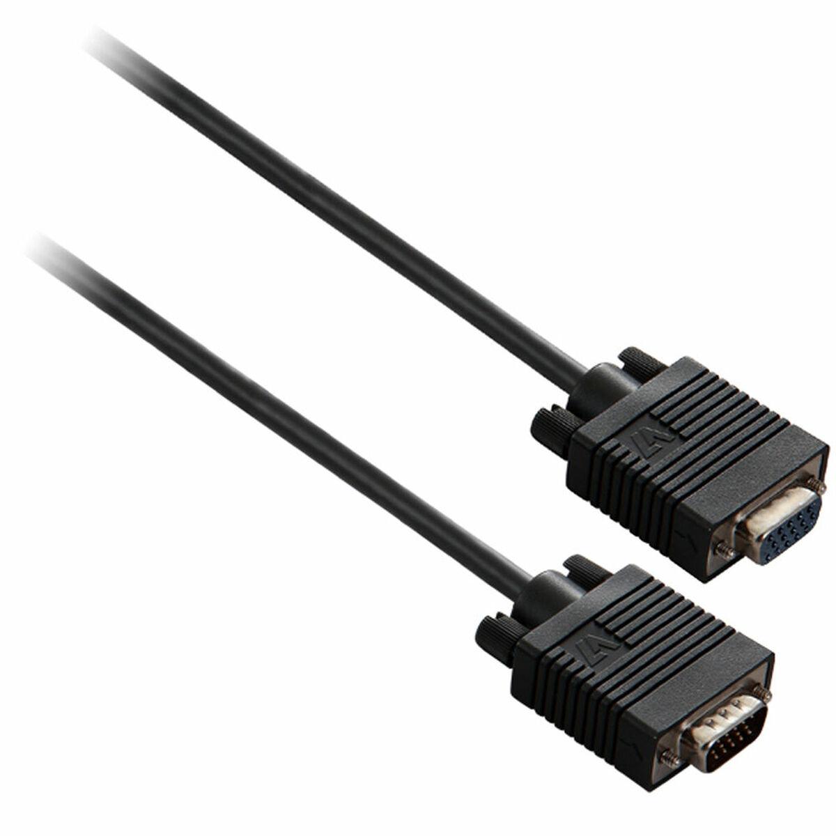 VGA-kabel V7 - sort 3 m (han til hun) billede