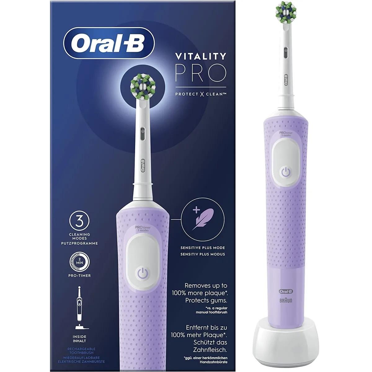 Elektrisk tandbørste Oral-B Vitality Pro, violet billede