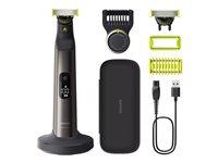 Barbermaskine Philips OneBlade Pro 360 Face + Body – grå/grøn/krom