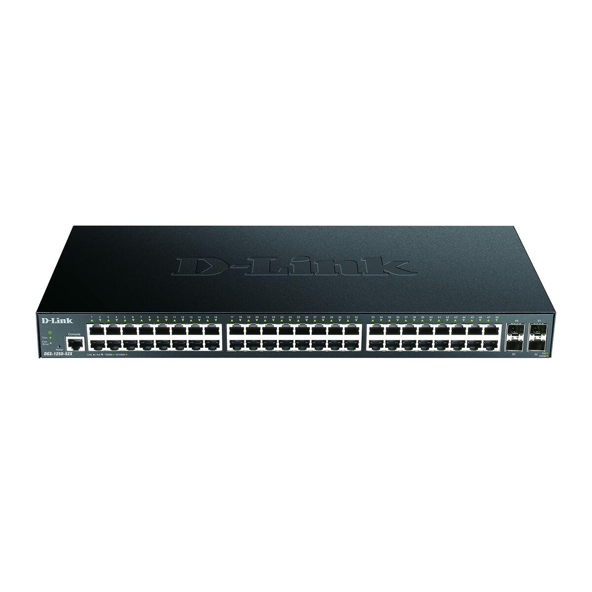 D-Link DGS-1250-52X/E managed gigabit switch - 52 porte billede